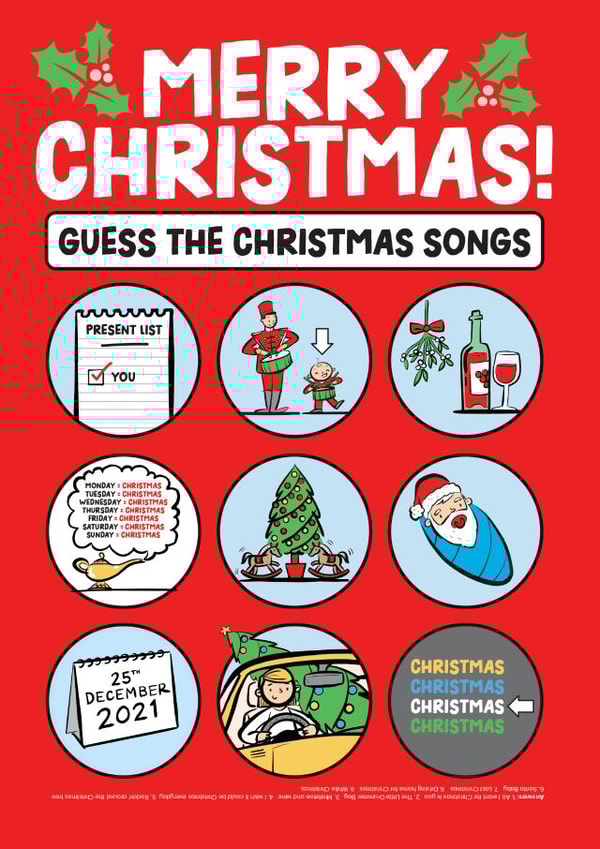 Guess the Christmas songs created by Daniel Benney