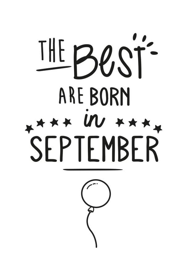 Best are Born in September created by Jodie Gaul & Co