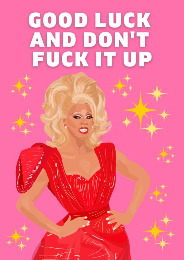 Good luck bitch created by Lucy Digital Designs