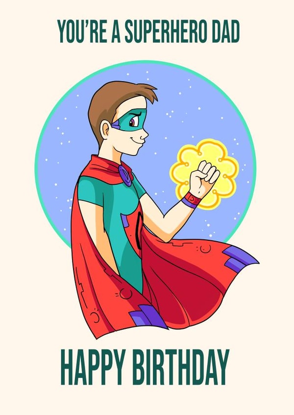 You’re A superhero Dad created by JowyB Designs