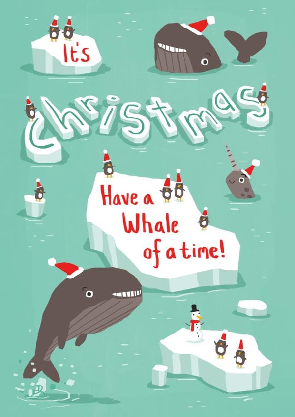 Have a Whaley good Christmas created by SteJDesigns