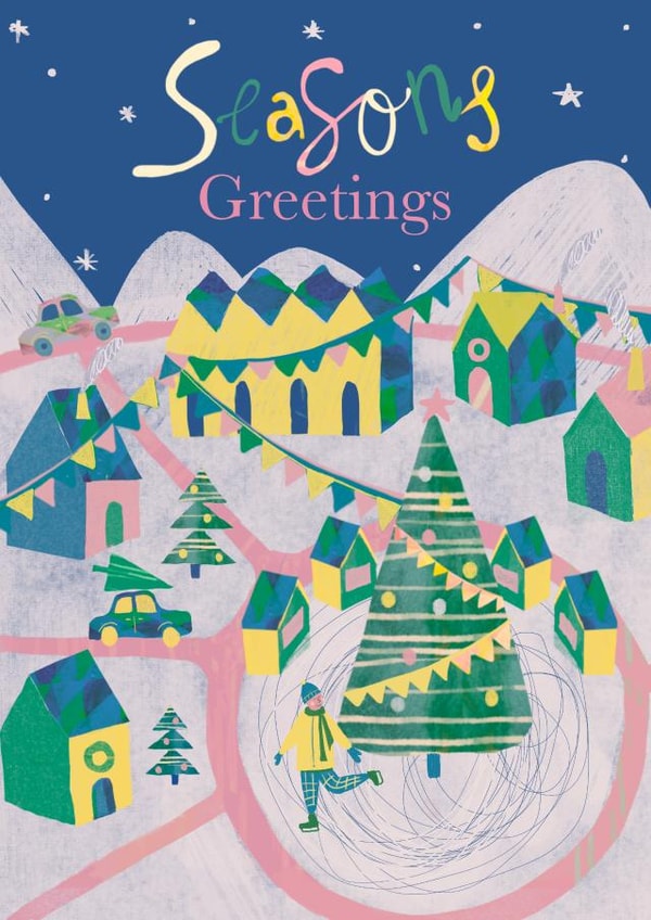 COZY SNOW TOWN created by Kamilya Panina