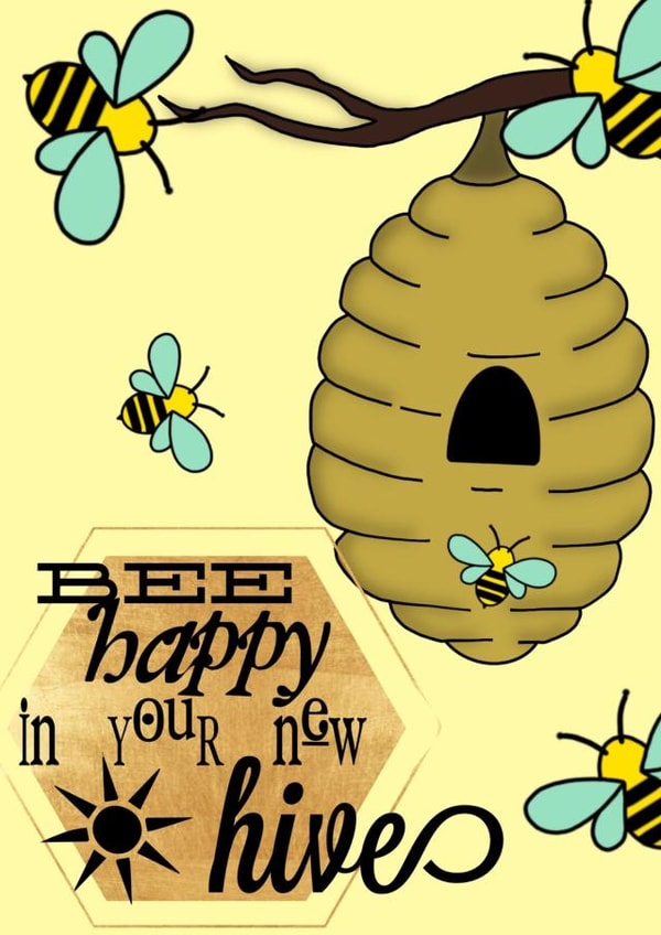 Bee Theme New Home Card created by Caitlins Creations