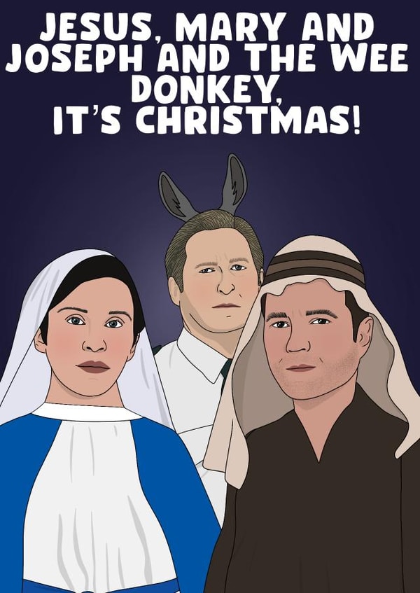 Jesus, Mary and Joseph and the Wee Donkey created by Pink + Pip