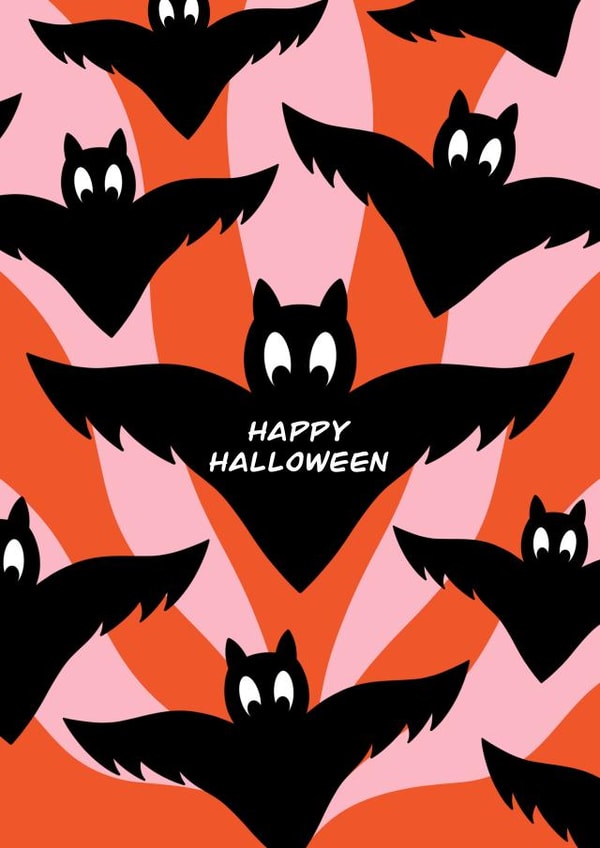 Happy Halloween Bat Card created by Dear Dainty Designs