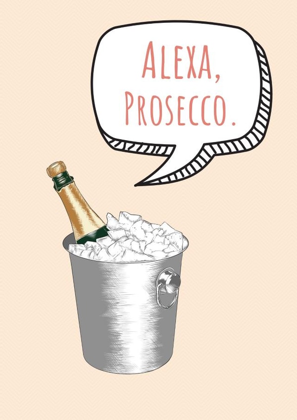 BIRTHDAY CARD PROSECCO created by KokoandDoo