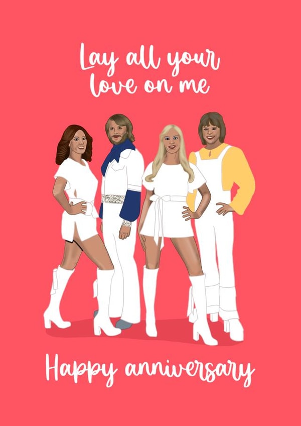 ABBA Anniversary Card created by Sassy Sarah