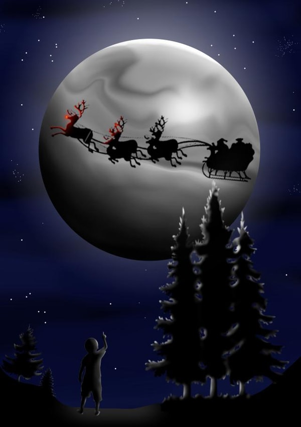 Christmas Eve created by Lucy Sutton