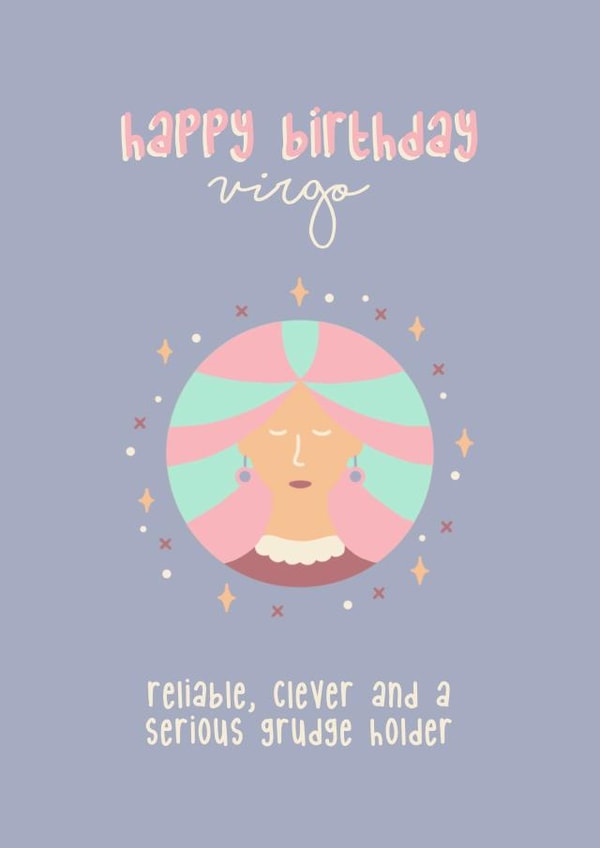 Happy Birthday Virgo  created by Laura Mason
