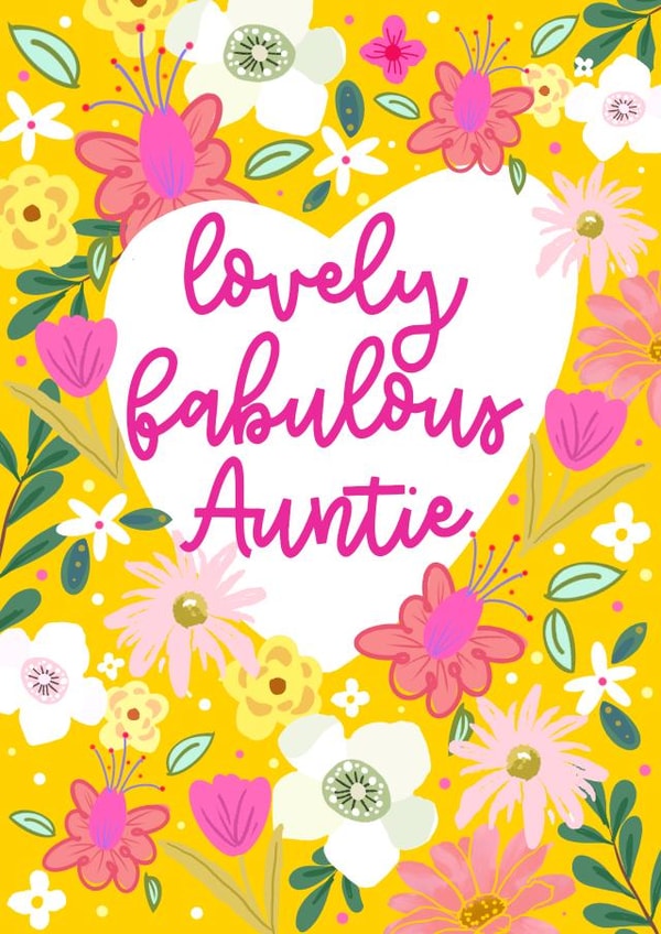 Lovely Fabulous Auntie created by Little Cat Creates