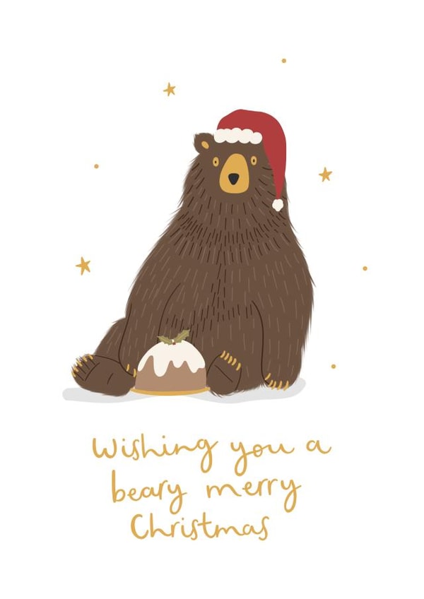 A Beary Merry Christmas Card created by Abbie Imagine