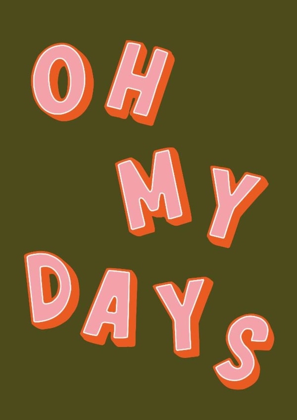 Oh My Days Playful Congratulations Card created by Betiobca
