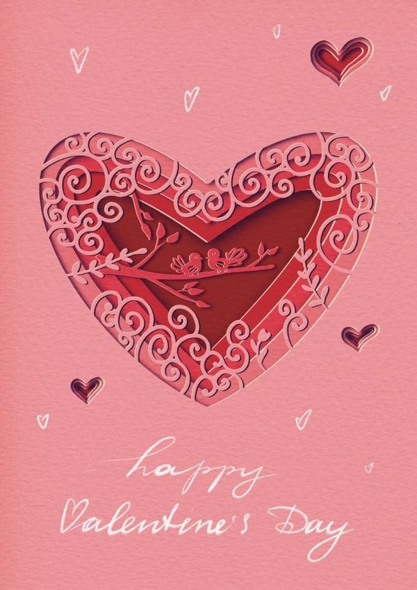 Happy Valentines Day created by Iuly Burdin