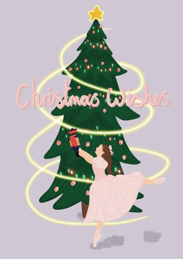 Ballerina Christmas Wishes created by Amy Kelly