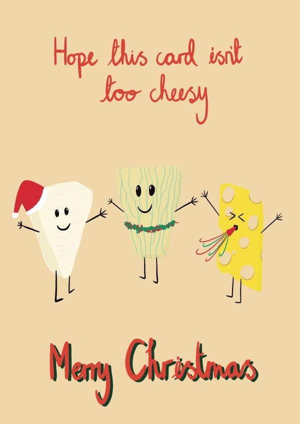 Cheesy Christmas Card  1001 created by Amy Kelly