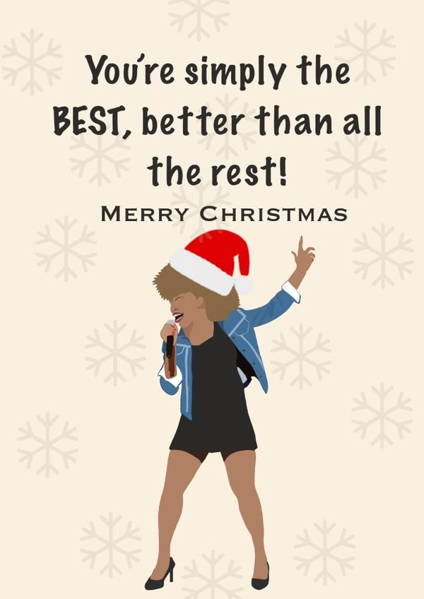 Simply the best Christmas card created by Accidental Artist