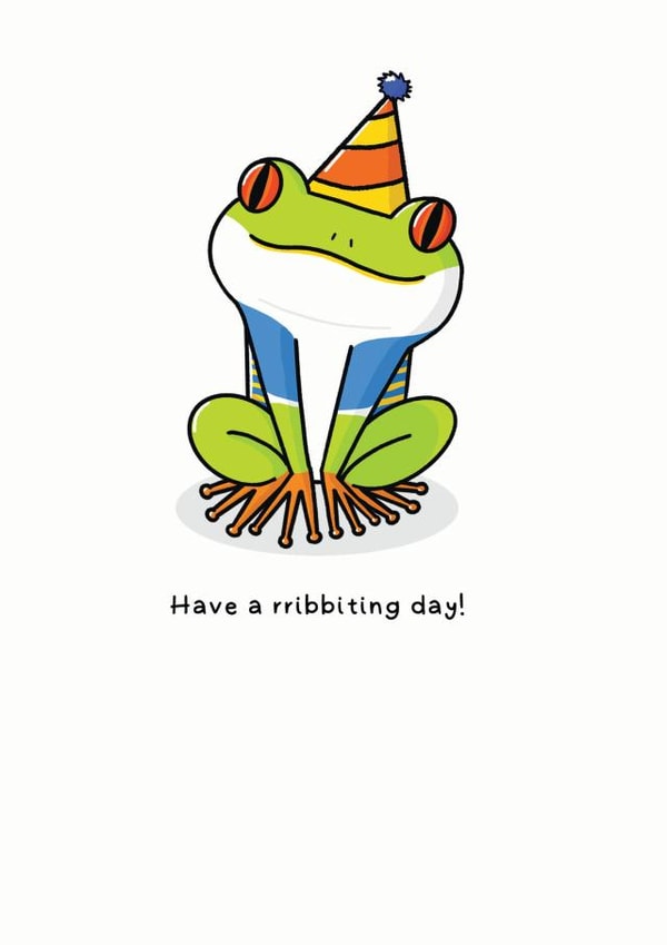 Have a Rribbiting Birthday! created by Bronte Laura Illustration