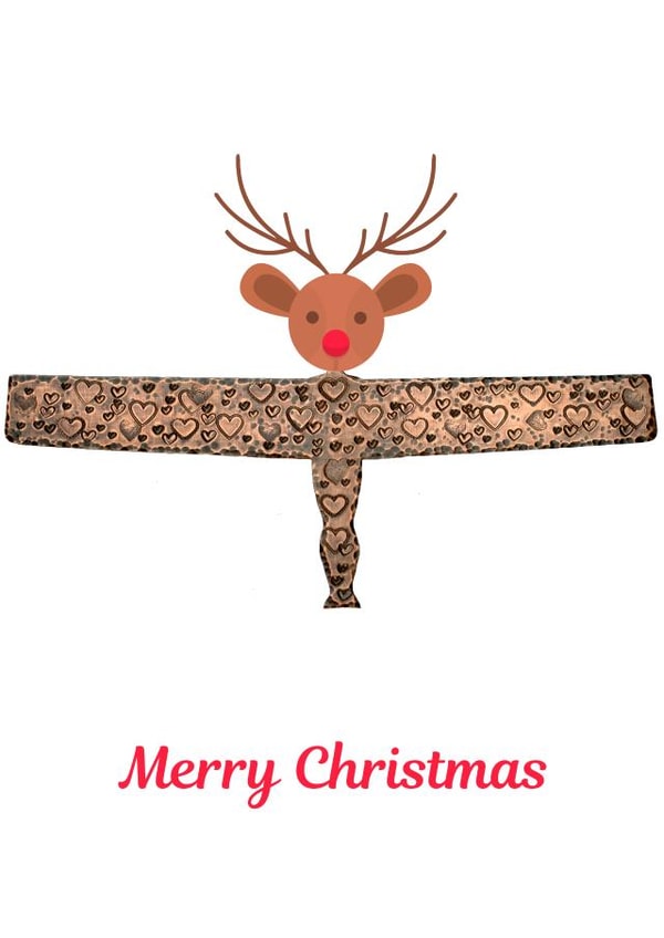 Geordie Angel of the North Reindeer created by desayn