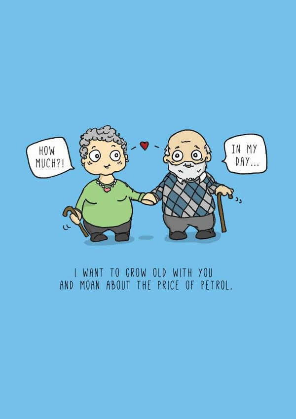 The Price Of Petrol Anniversary Card created by Kat Willott