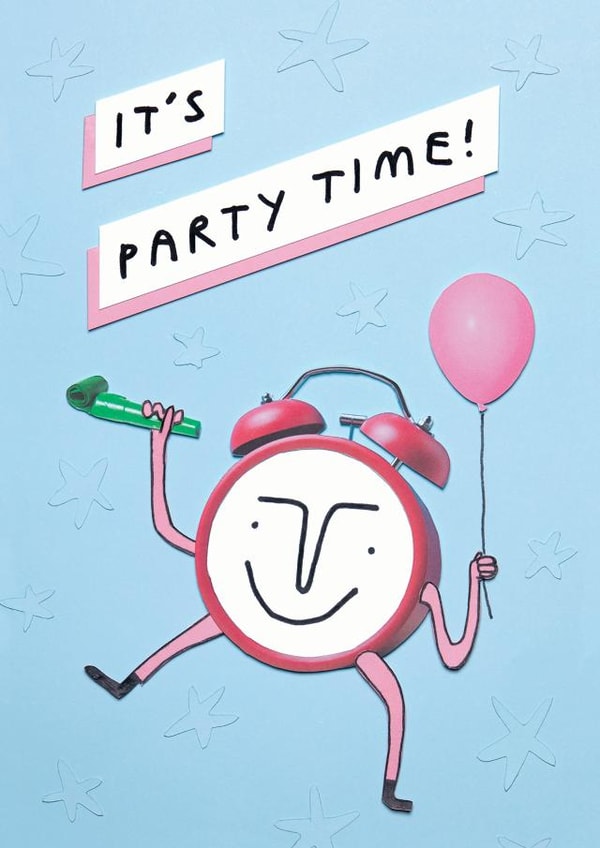 It's Party Time Celebration Birthday Card created by Redback Cards