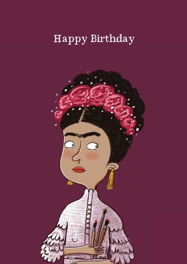 Happy Birthday Frida Kahlo created by Jennifer Jamieson