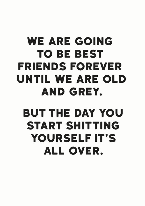 Best Friends Forever Friendship Card created by Holy Flaps