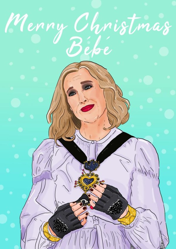 Moira Rose Christmas Bebe created by The Queer Store