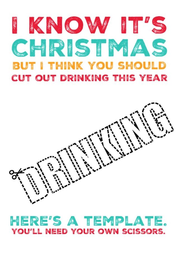 Funny Rude Rudolph Reindeer Christmas Card - Merry Fucking Christmas created by picsandsquiggles