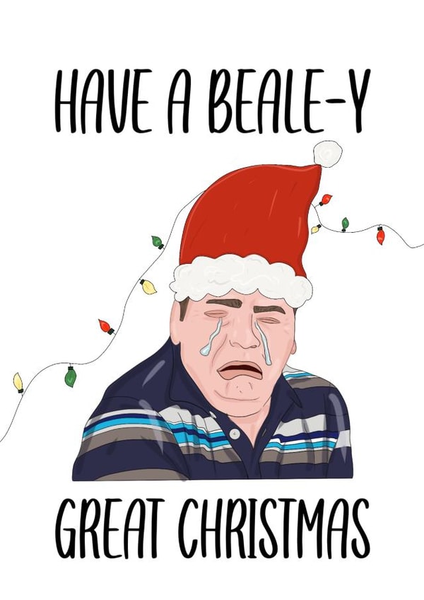 Ian Beale Christmas Card 1000 created by Suzie Shambles Design