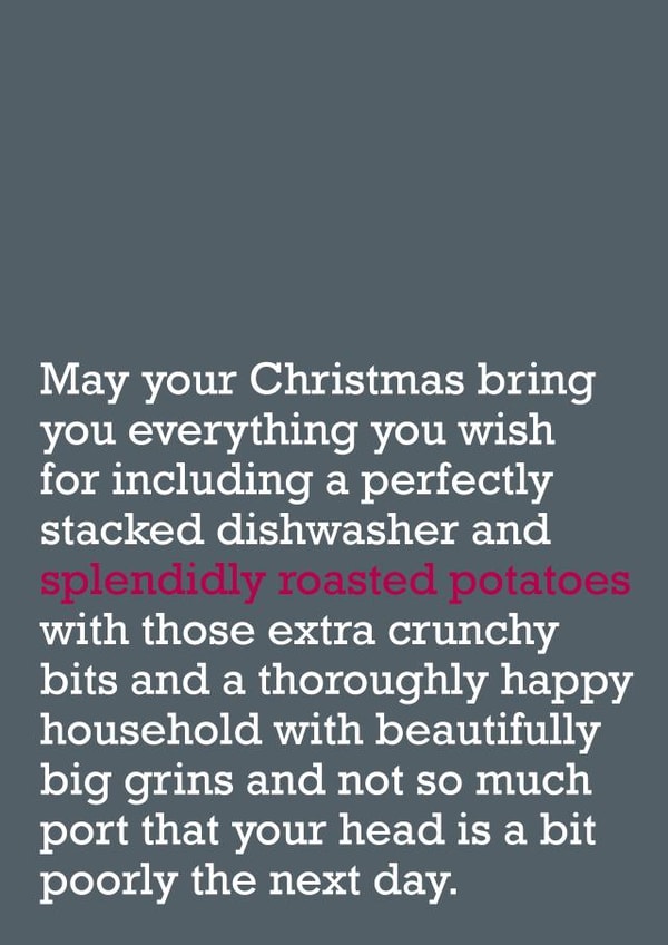 Christmas Card - Card For Loved One - Card For Family - Festive Card - Unique created by The Right Lines