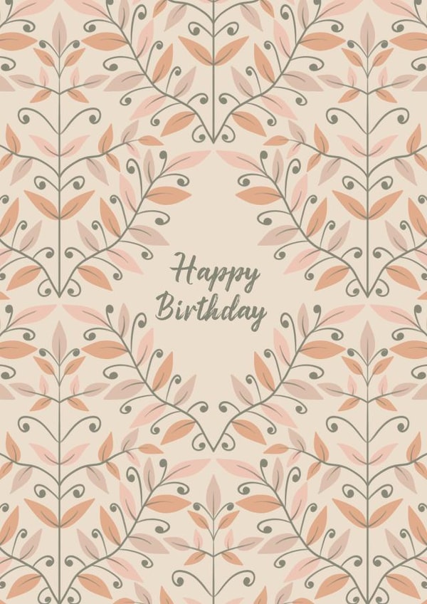 Autumn Leaves Birthday Card created by Hannah Maria