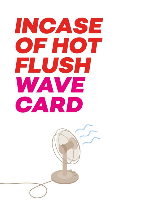 Happy Menopause Card created by Geordies Love Gin