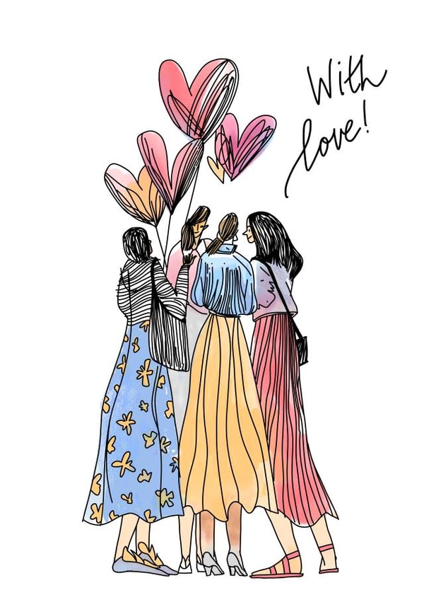 With love created by Katya Usova