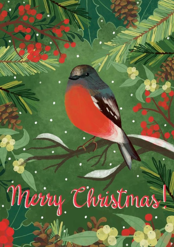 This fancy Christmas card will wish your loved ones a Marry Christmas! created by krotovak