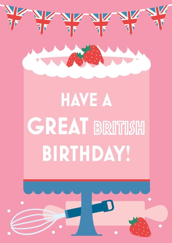 Bake Off Birthday Card created by Fifi Designs