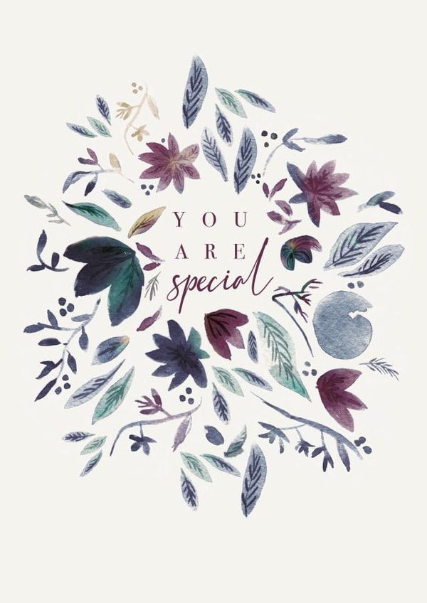 Watercolor Leaves created by Lucrecia Caporale