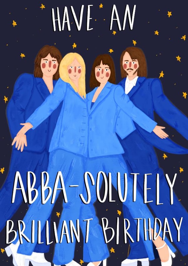 ABBA Birthday Card created by Isabella