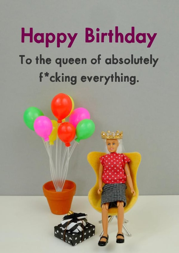 Birthday Queen created by Bold & Bright Cards
