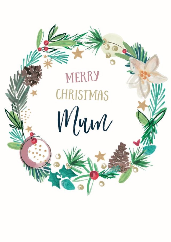 Merry Christmas Mum created by Katie Phythian Design
