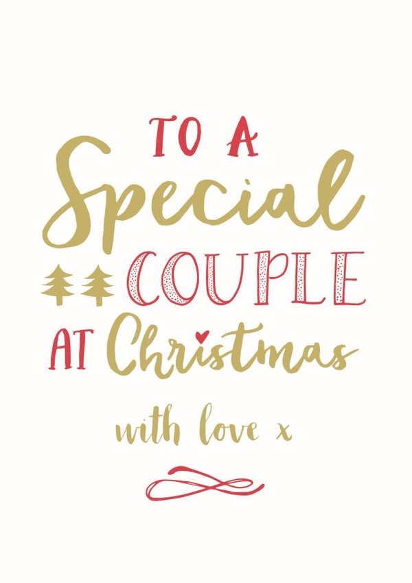 To a Special Couple at Christmas with love created by Katie Phythian Design