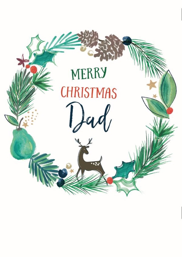 Merry Christmas Dad created by Katie Phythian Design