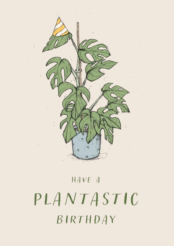 Plant Parent Birthday Card created by Bekka's Illustrations