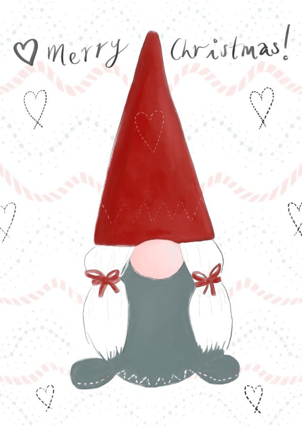 Merry Christmas Scandi Christmas card created by Doodling Bec