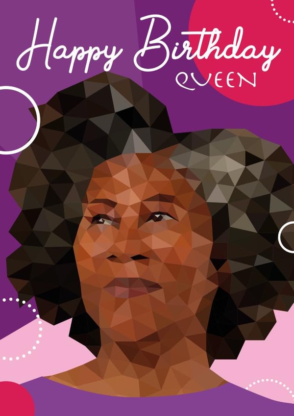 Happy Birthday to an Afro Queen created by Leanne Creative