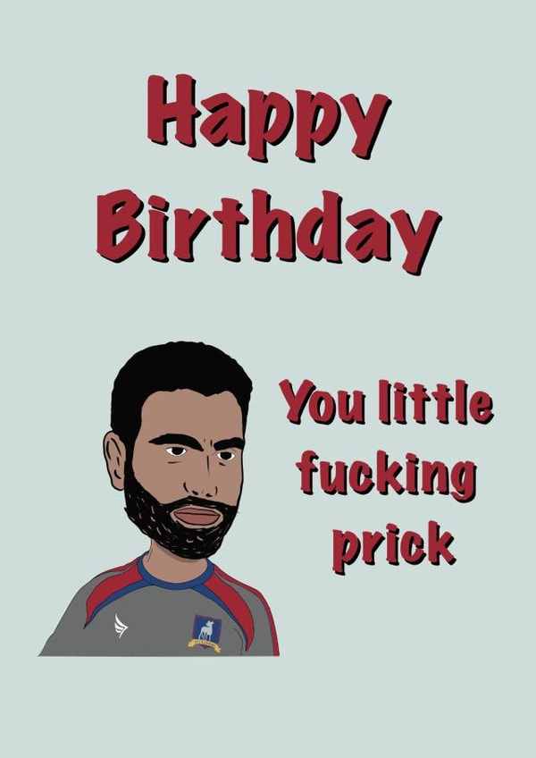 Roy Kent Happy Birthday card created by StuArt