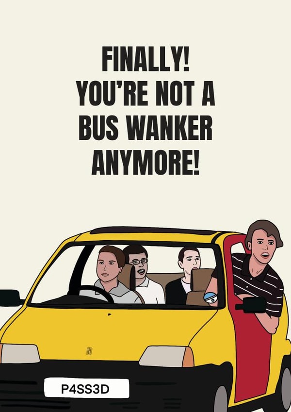 Inbeteeners Bus Wanker! Passed Driving Test created by Jamie Lindsay