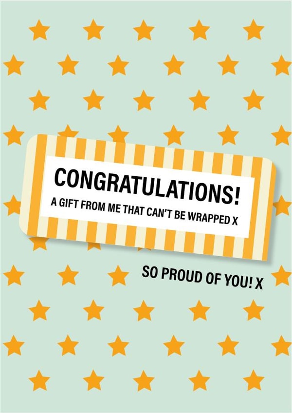 Congratulation card voucher! created by Notemans
