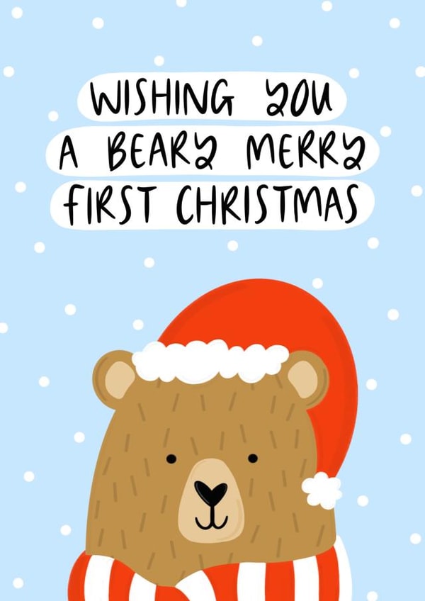 Beary Merry First Christmas created by Muses & May 