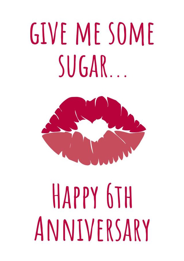 6th Anniversary - Sugar Lips created by A Bee's Designs