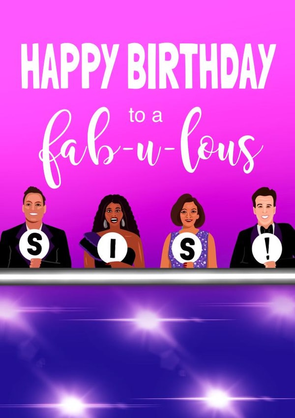 Strictly Come Sister created by Running with Scissors